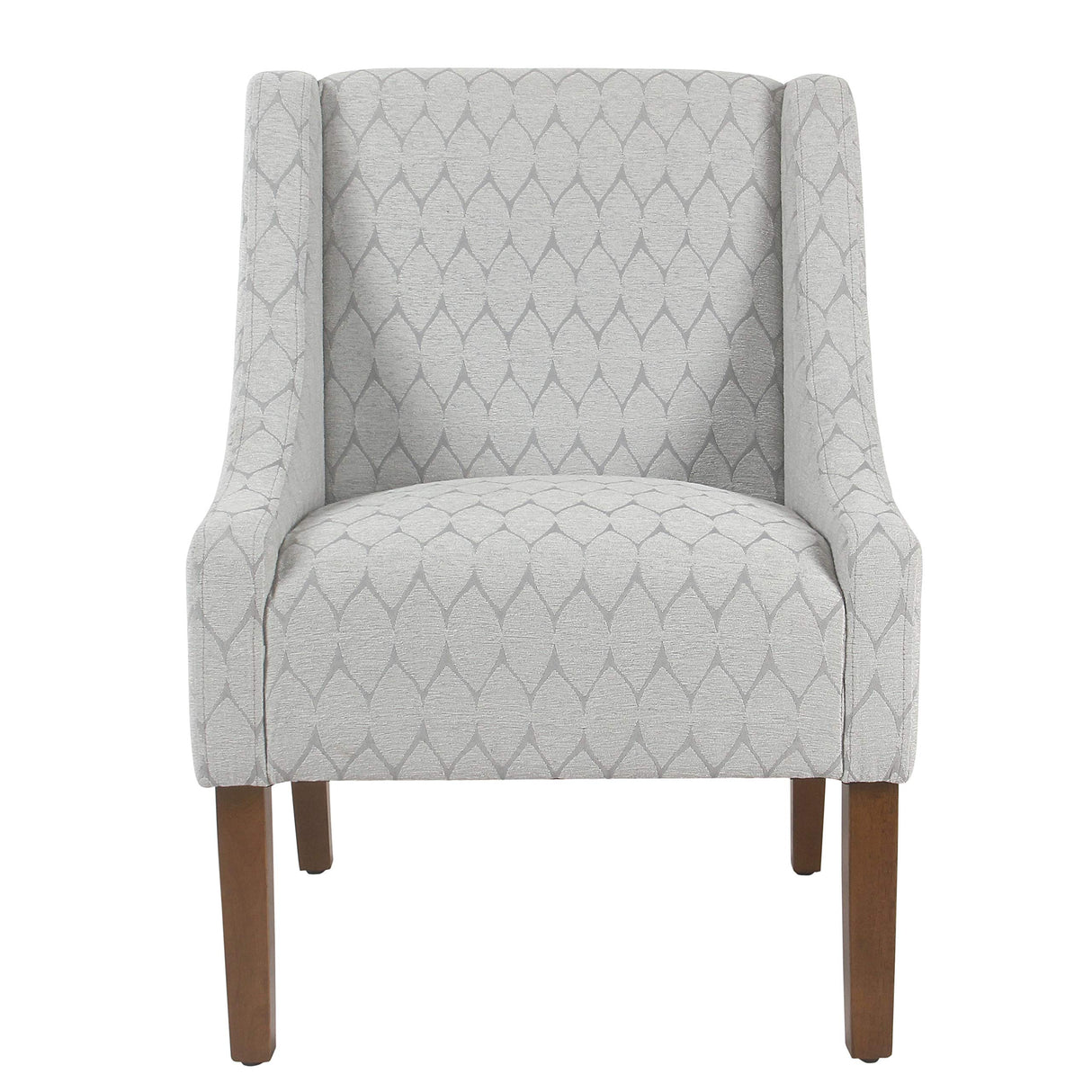 Arm Accent Chair, Gray Leaf