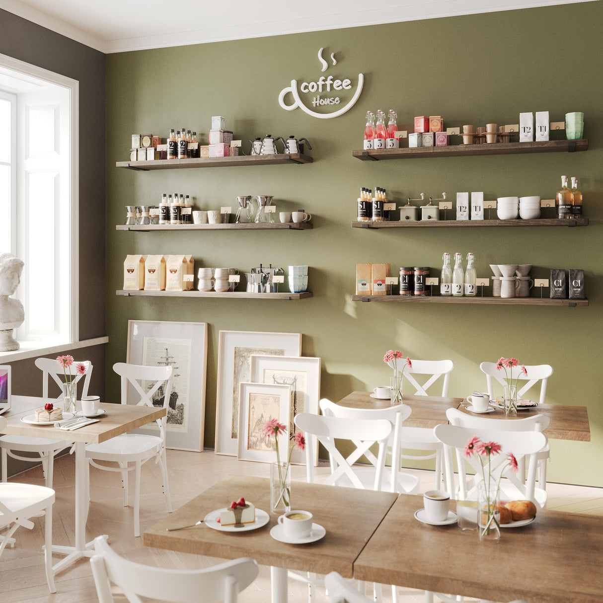 Forte Wooden Board 60" Long, 11.25'' Deep, 1.5" Thick