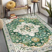 Green Rug 3x5,Washable Area Rugs for Bedroom Living Room Kitchen Entryway,Small