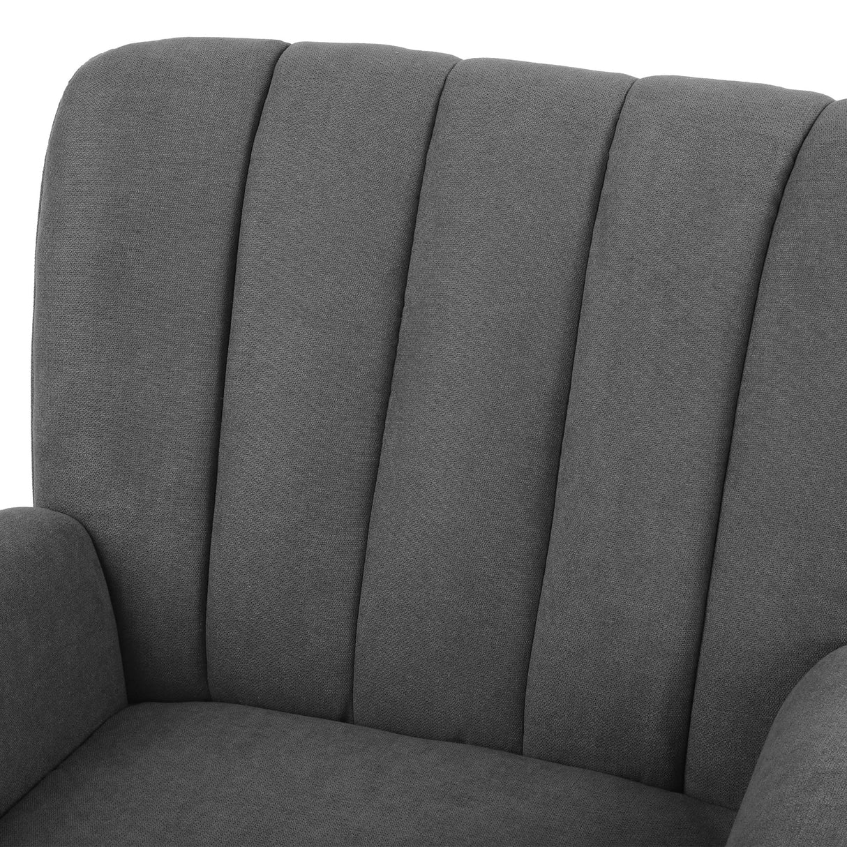 Accent Chairs, Fabric Upholstered Armchairs, Mid Century Modern Accent Chair