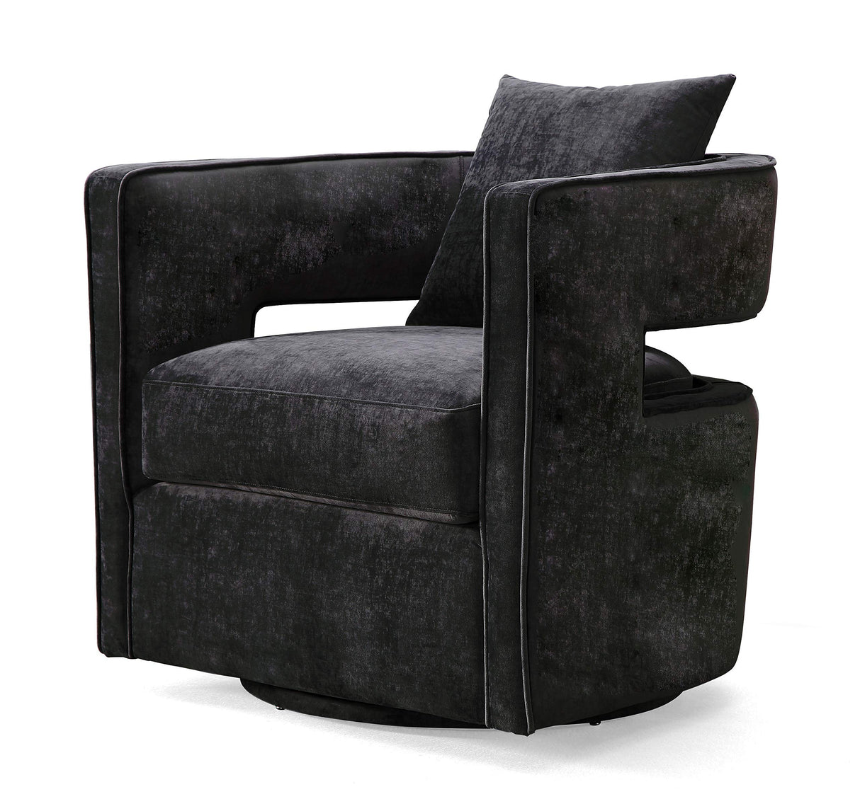 Kennedy Swivel Chair (Black)