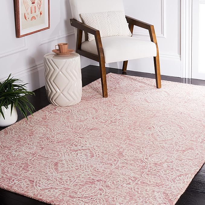 Metro Collection 3' x 5' BlueIvory MET998M Handmade Premium Wool Living Room Bedroom