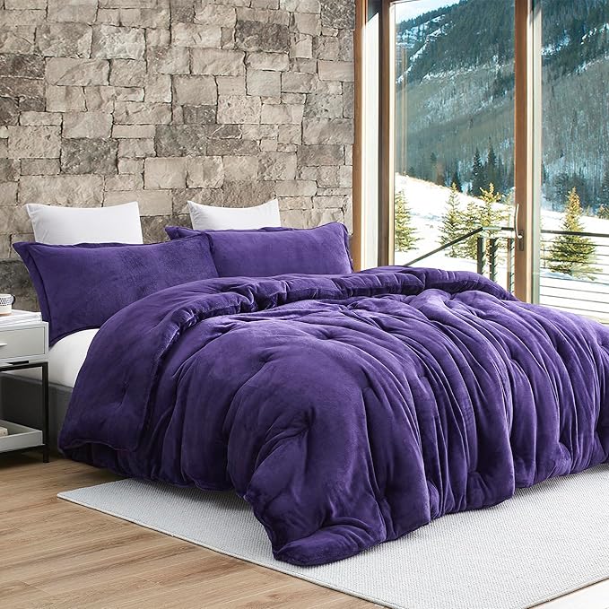 Than Thick - Coma Inducer® Alaskan King Comforter Set - Standard Plush Filling - Parachute Purple