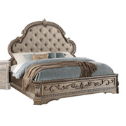 Furniture Northville Eastern King Bed, Antique Champagne