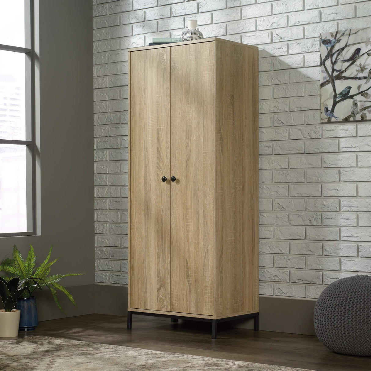 North Avenue Storage Cabinet, Charter Oak Finish