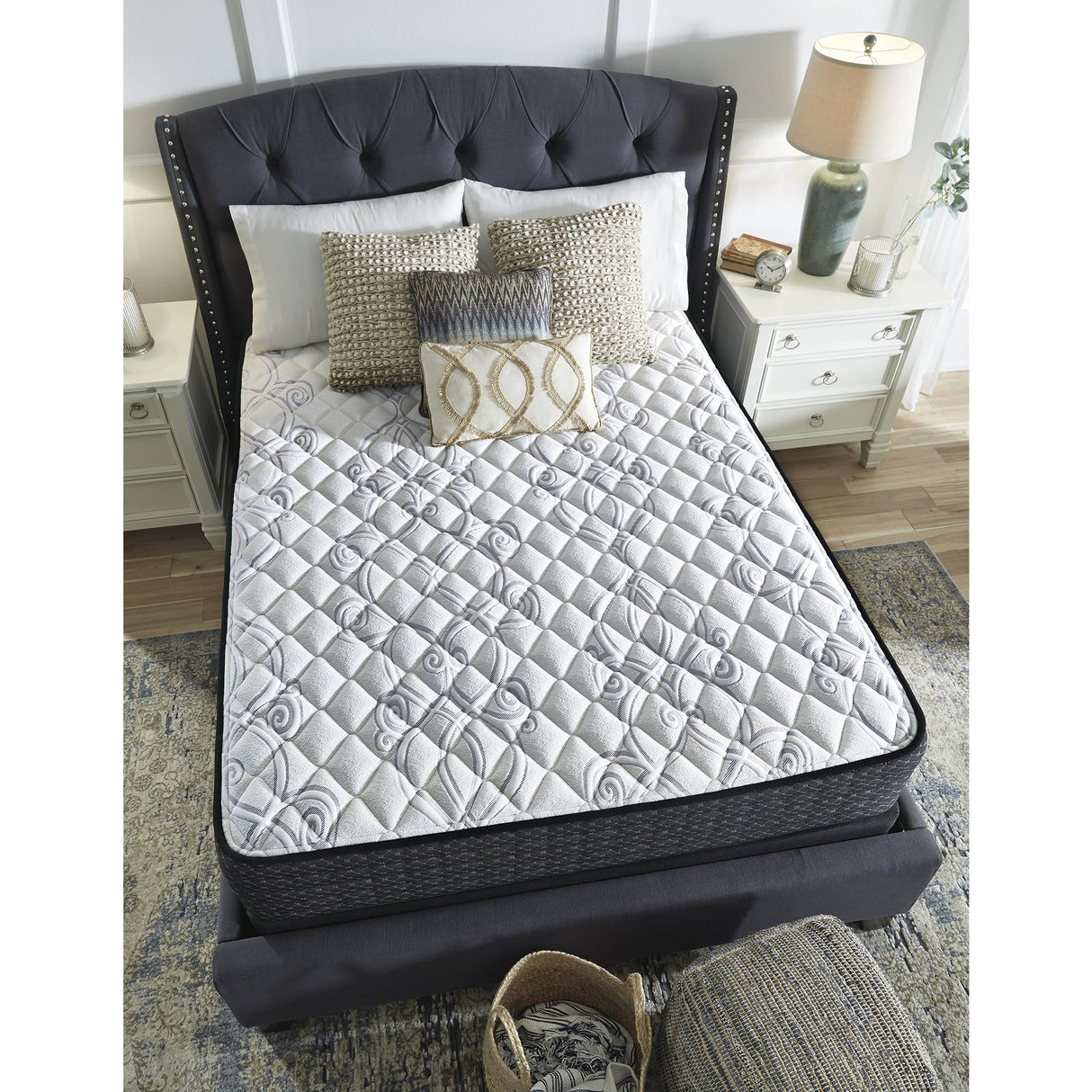 Queen Size Limited Edition 11 inch Firm Hybrid Mattress with Lumbar Support Gel Memory Foam