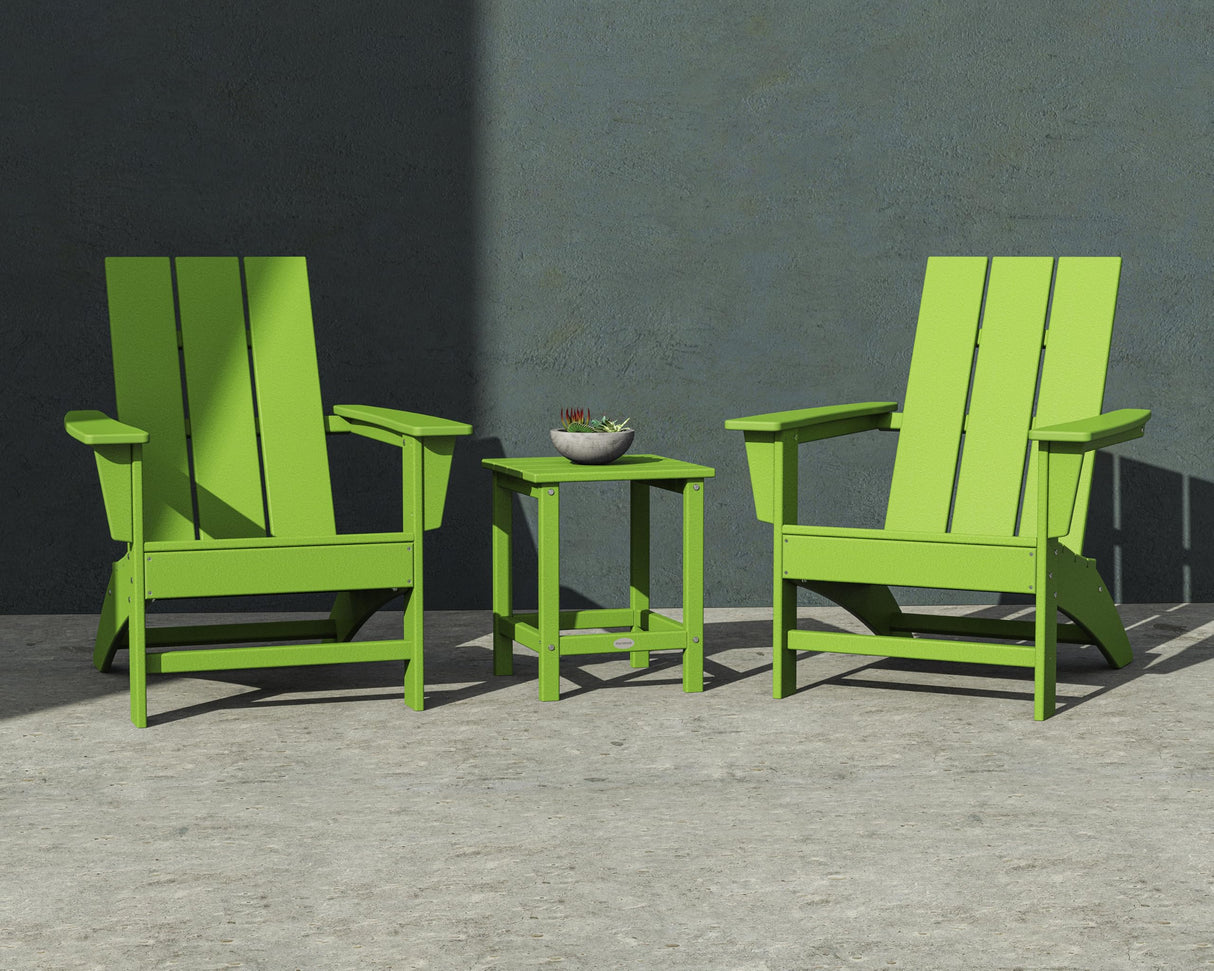 Long Island 18" Side Table in Lime