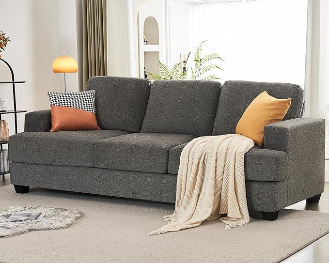 89 Inch Sofa, Comfy Sofa Couch with Extra Deep Seats, Modern Sofa Couch