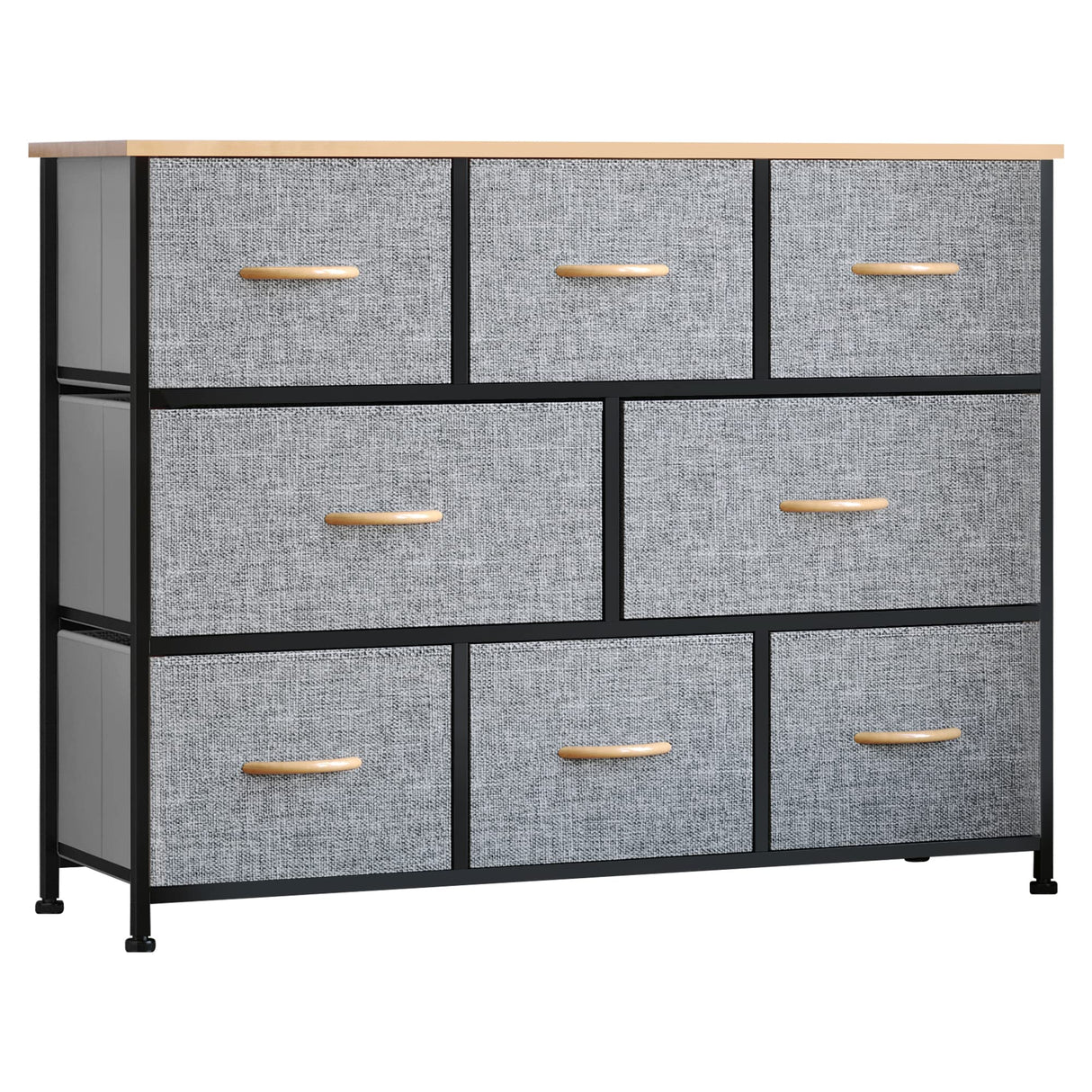 Drawer Dresser, 3-Tier Fabric Chest of Drawers, Storage Tower Organizer Unit