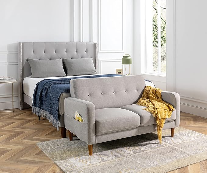 Adair Heather Blue Sofas, 0