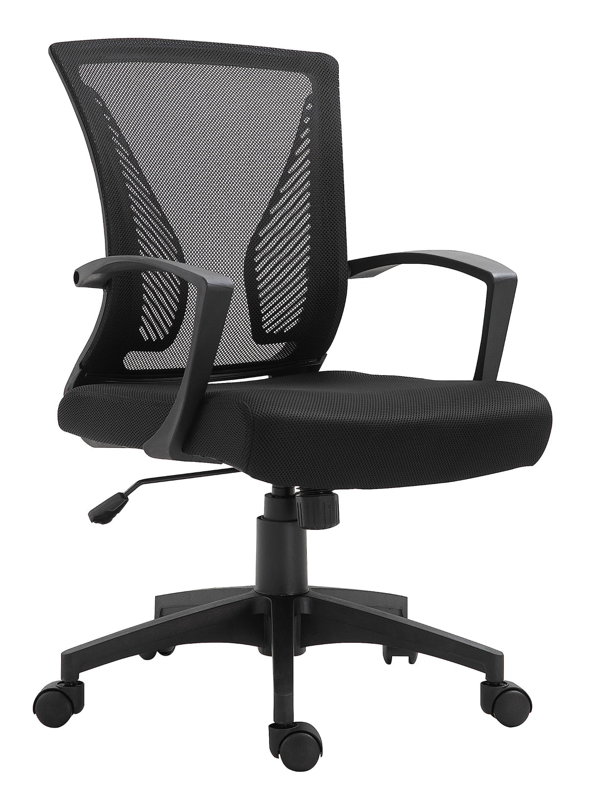 Lawrence Mesh Home Office Chair, Task Chair, Black, Black MESH