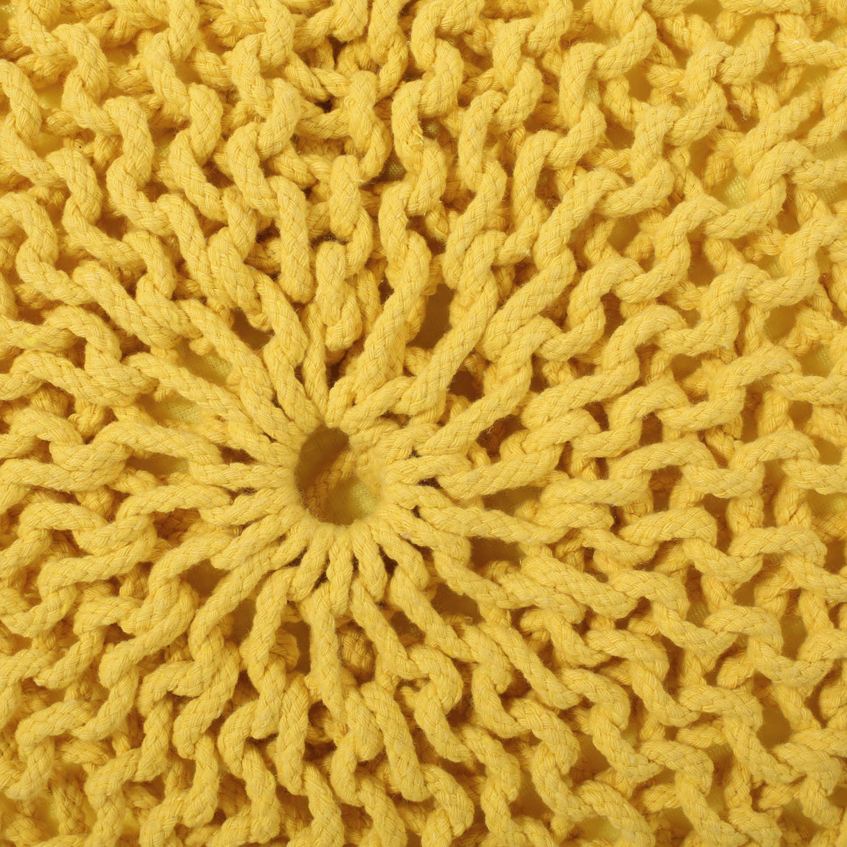 Home Pouf, Yellow