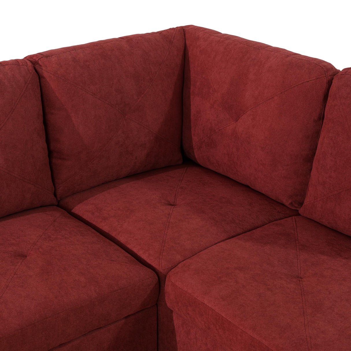 Couches for Living Room 2-Piece Modern Couch with Right Chaise Sectional