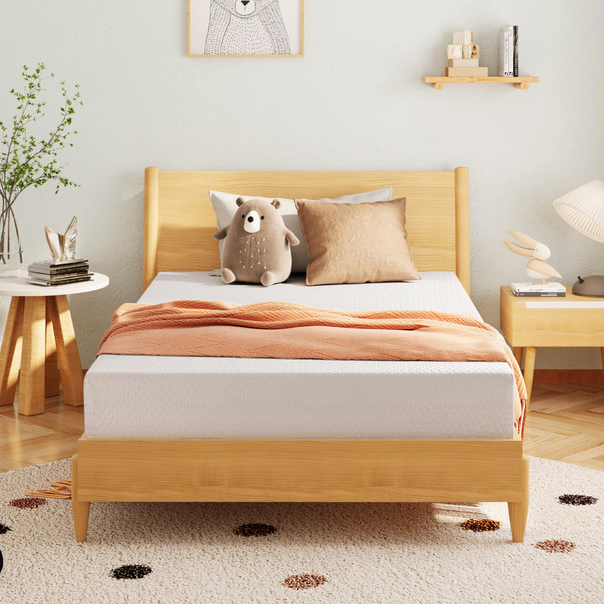 8 Inch Full Size Mattress for Kids, Memory Foam Mattress