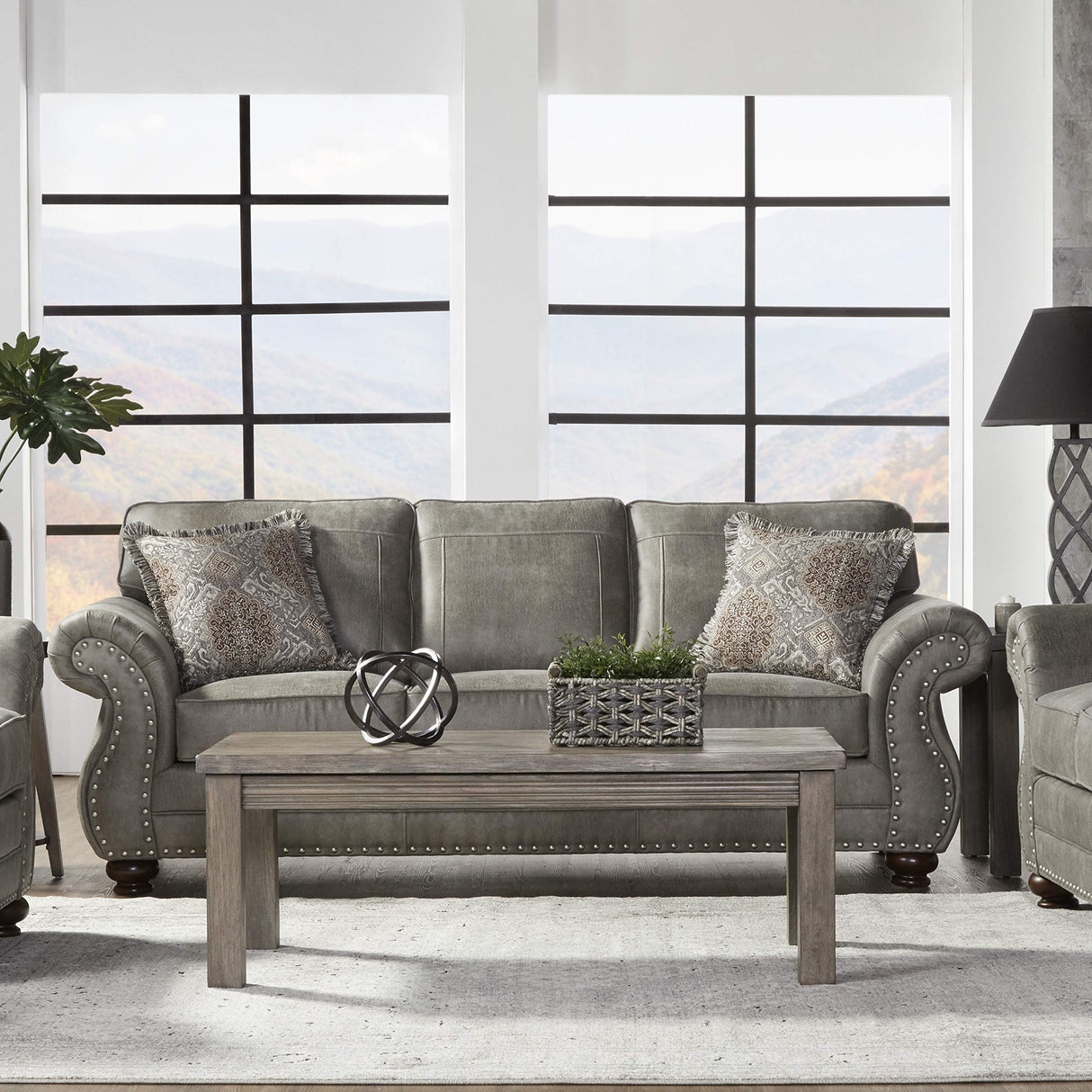 Furniture Leinster Sofas, Gray