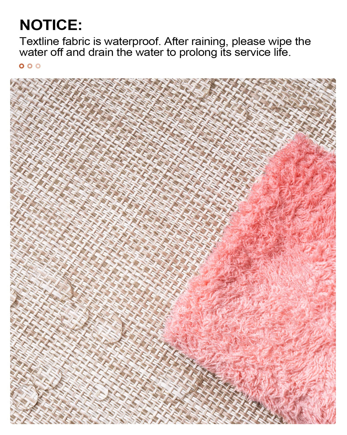 Chaise Lounge Chair Outdoor with Armrest, Pool Lounge Chairs Set of 2