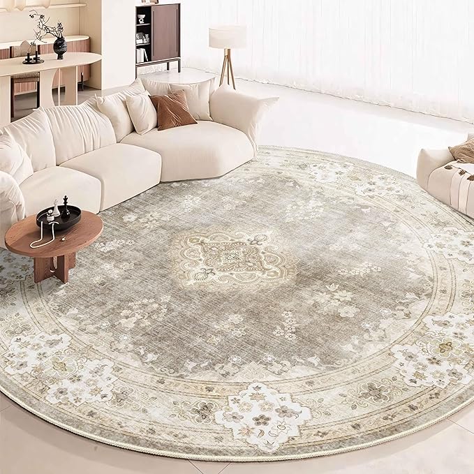 5'x7' Area Rugs Green Machine Washable Rugs Living Room Rugs Boho Area Rug