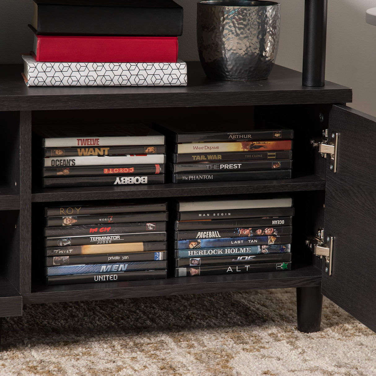 Inc. TVS-160 70" TV Stand, Black