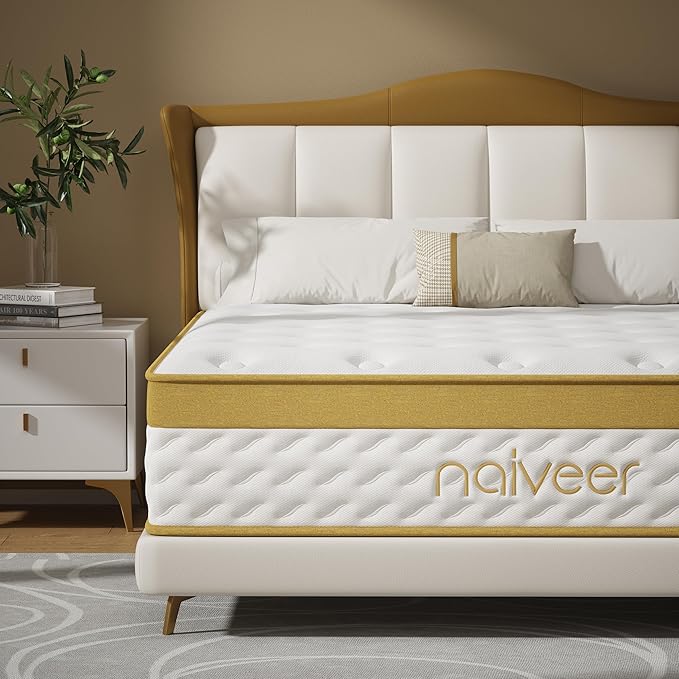 Cooling Gel Full Size Mattress, 10 Inch Hybrid Full Mattress