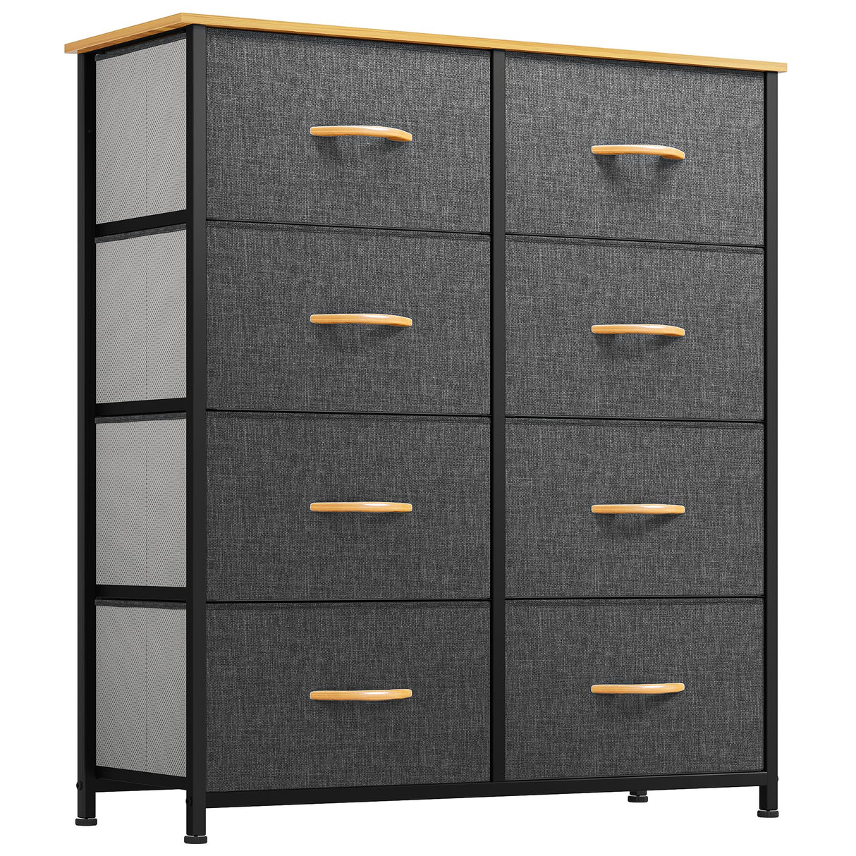 Dresser with 8 Drawers - Fabric Storage Tower, Organizer Unit for Bedroom, Living Room