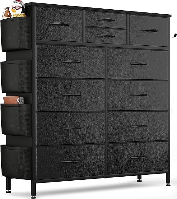 12 Drawers with Side Pockets
