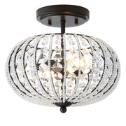Catalina 11.7" Metal/Acrylic LED Semi-Flush Mount Contemporary,Transitional Dimmable