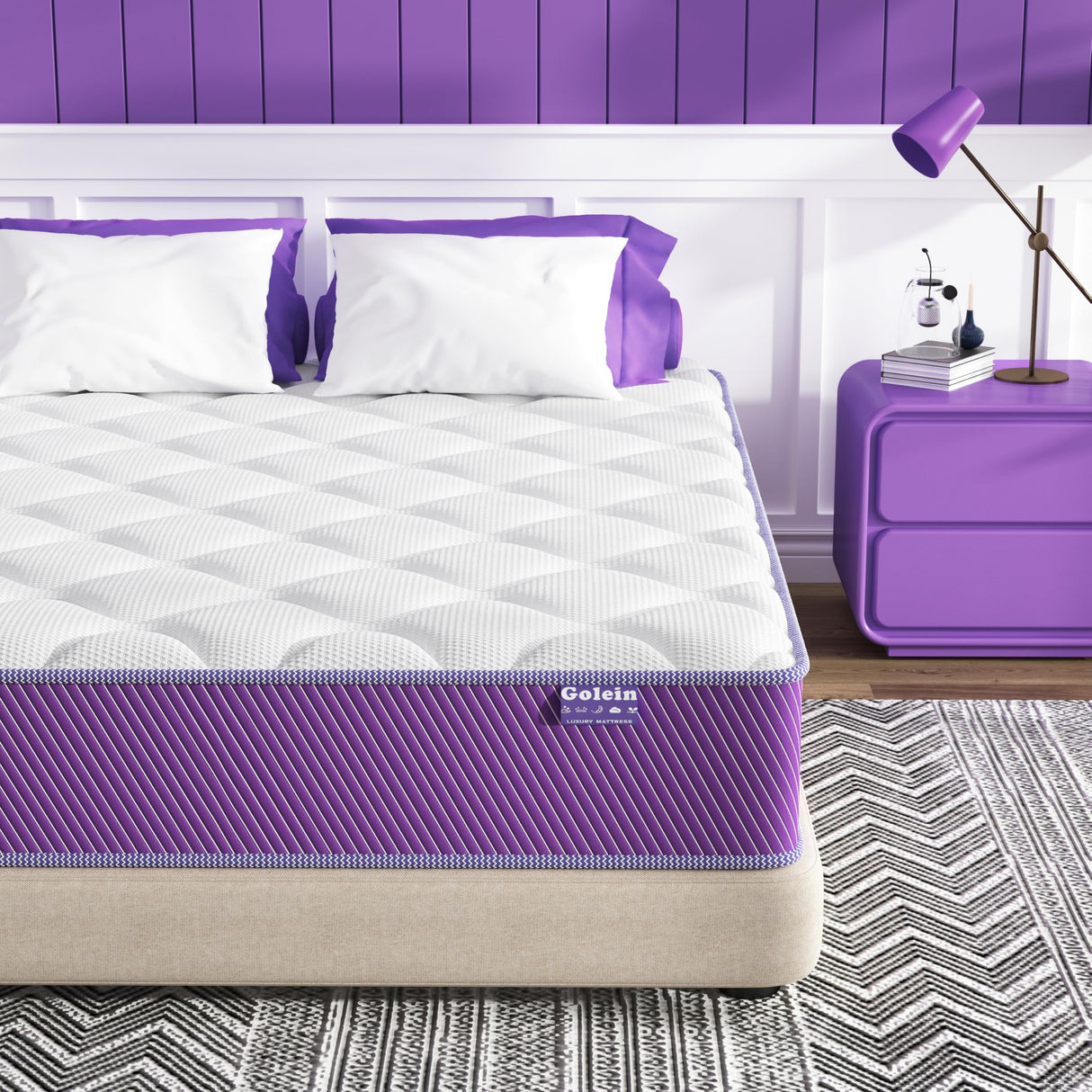 Queen Size Mattress, 12 Inch Hybrid Queen Mattress in a Box, Mattress Queen