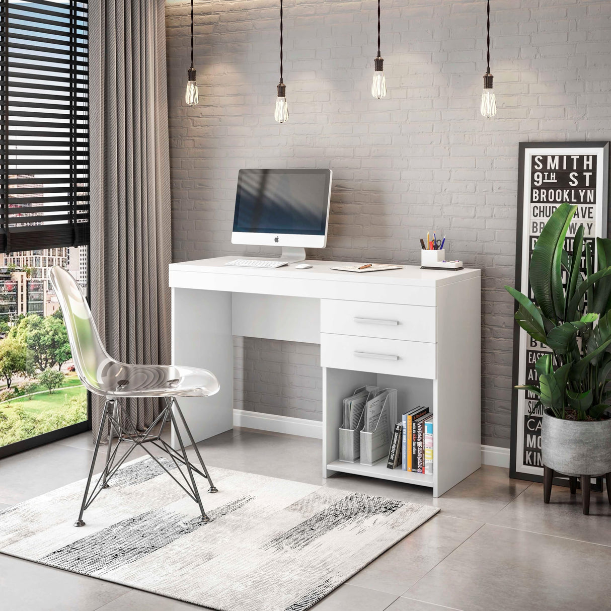 Computer Home Office or Bedroom Storage & Drawers Ideal for Small Spaces Writing Desk