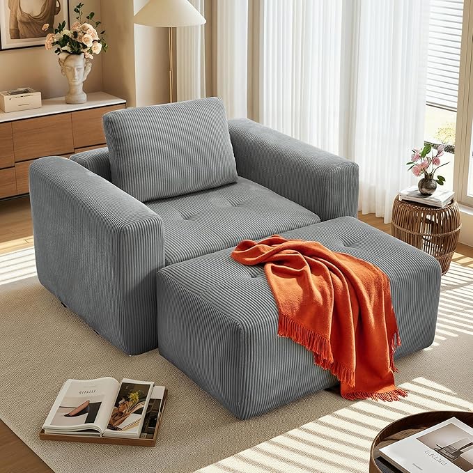 112" Modular Sectional Sofa L-Shaped Couch for Living Room, Comfy Cloud Sofa