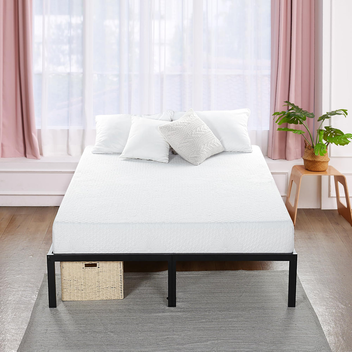 Twin Mattress, 6 Inch Gel Memory Foam Mattress