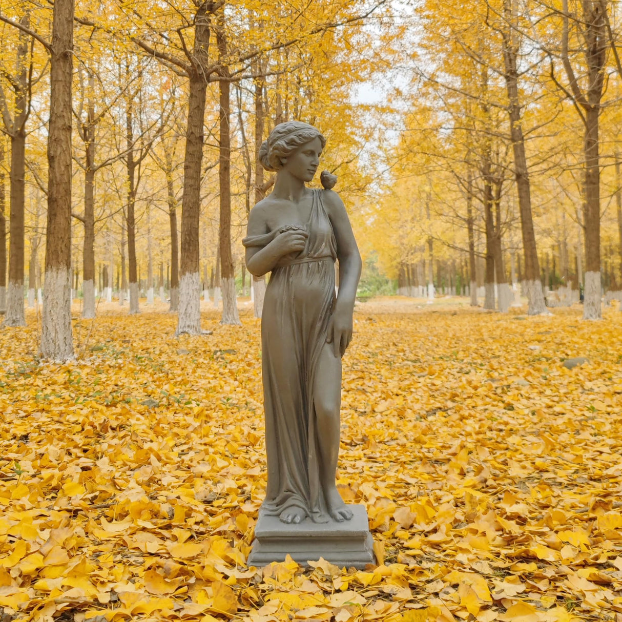 Garden Statue Greek Goddess Statue for Altar Nymph Sculpture Mythology Roman