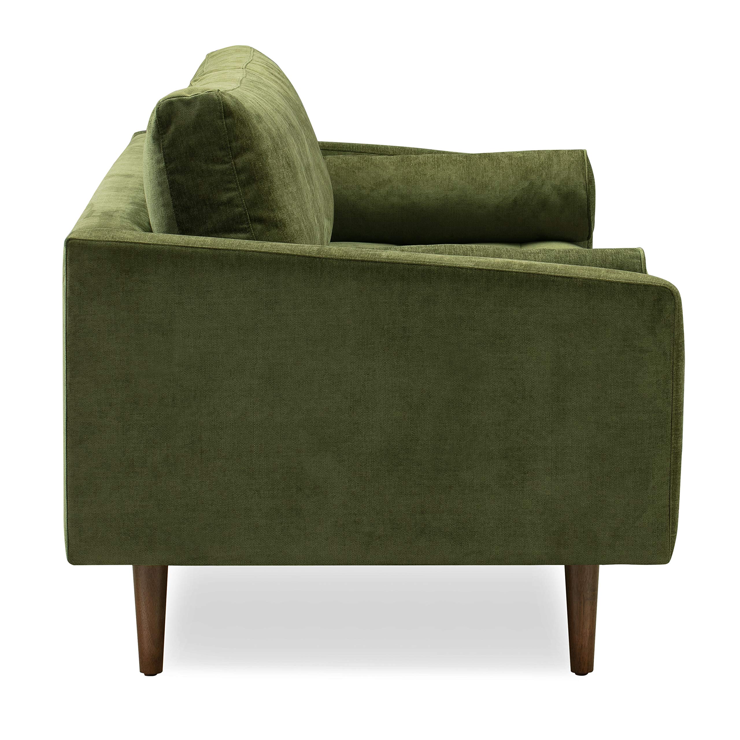 Napa Sofa, 88.5 inches, Distressed Green Velvet