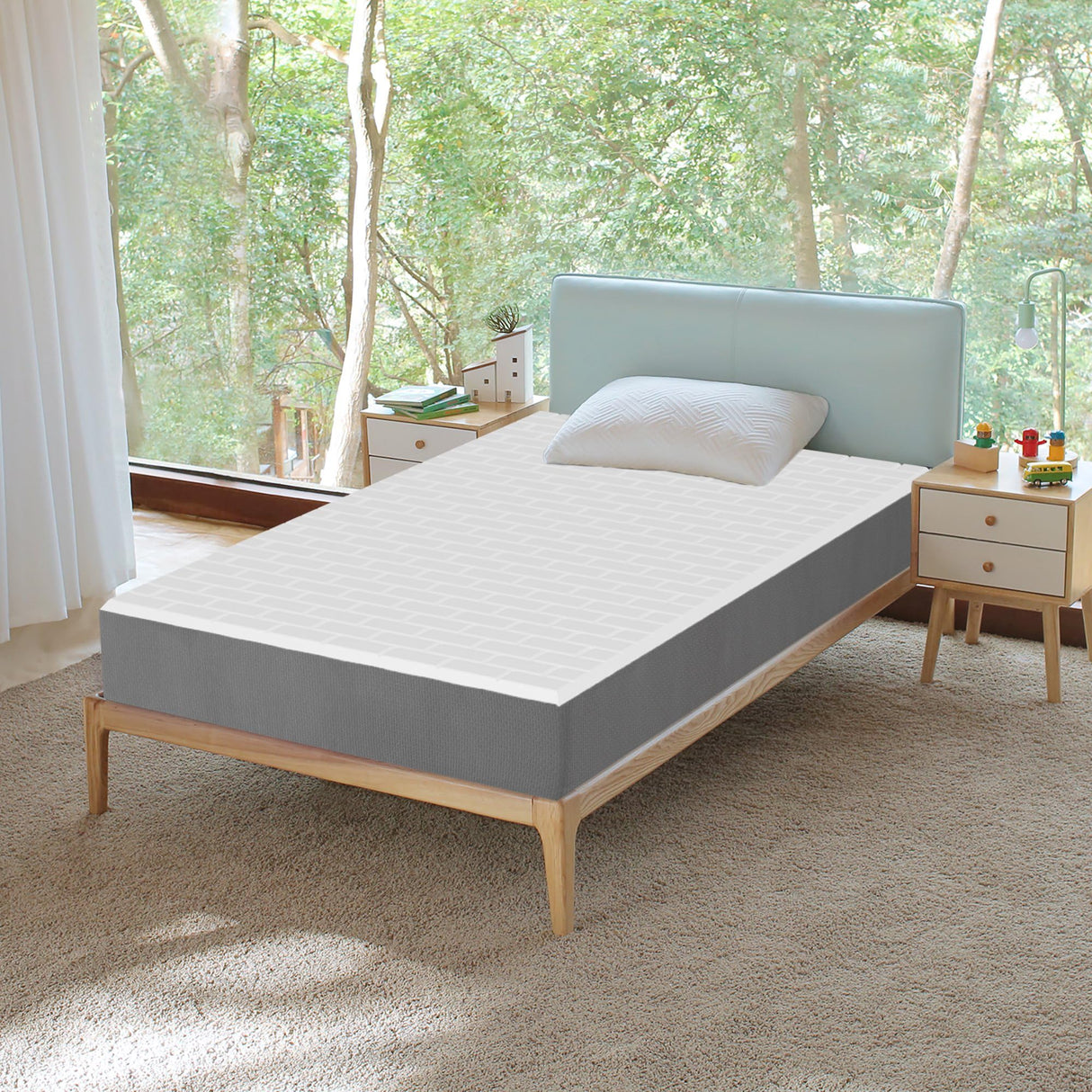 7-Inch Medium Firm High Density Foam Mattress, Comfortable Mattress