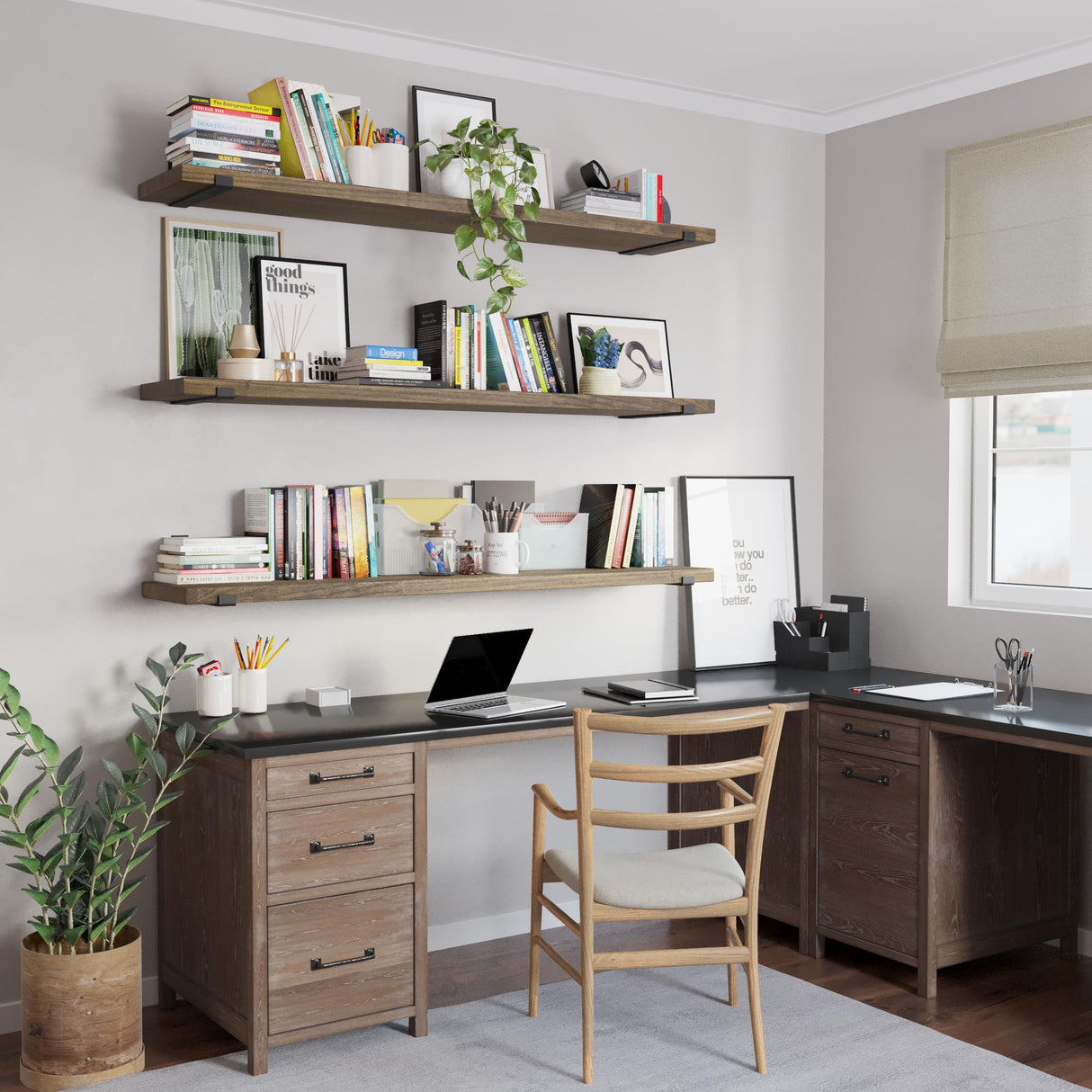 Forte Wooden Board 60" Long, 11.25'' Deep, 1.5" Thick