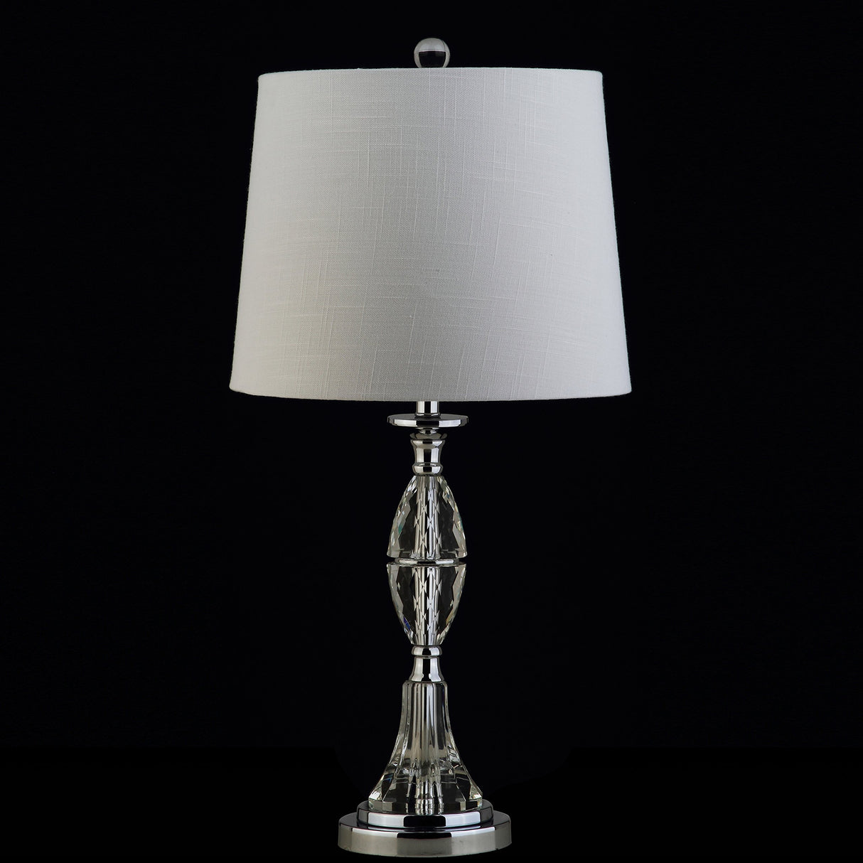 JYL2041A-SET2 Set of 2 Table Lamps Reid 25.5" Crystal LED Table Lamp French Country