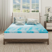 Twin Memory Foam Mattress Topper, 4 Inch Gel Infused Memory Foam Mattress Topper