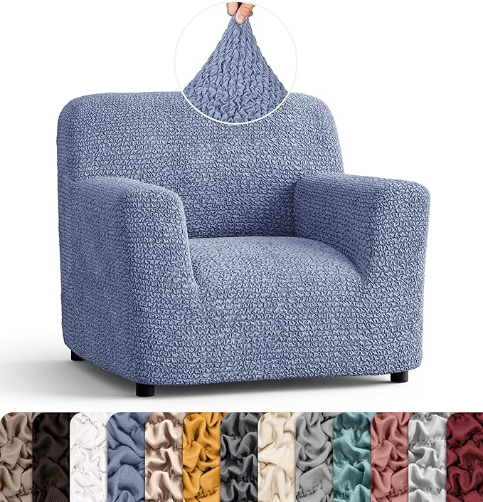 Loveseat Slipcover - Oversized Chair Cover - Stretch Couch Cover - Cushion Love Seat