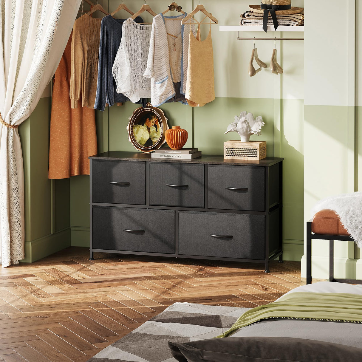 Dresser for Bedroom with 5 Drawers