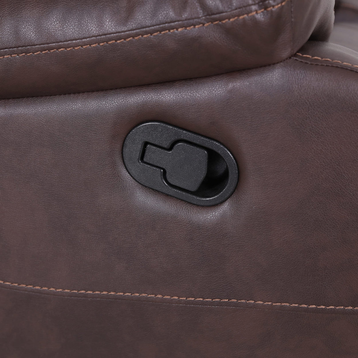 Classic Tufted Leather Swivel Recliner Comfortable & Stylish Lounge Chair