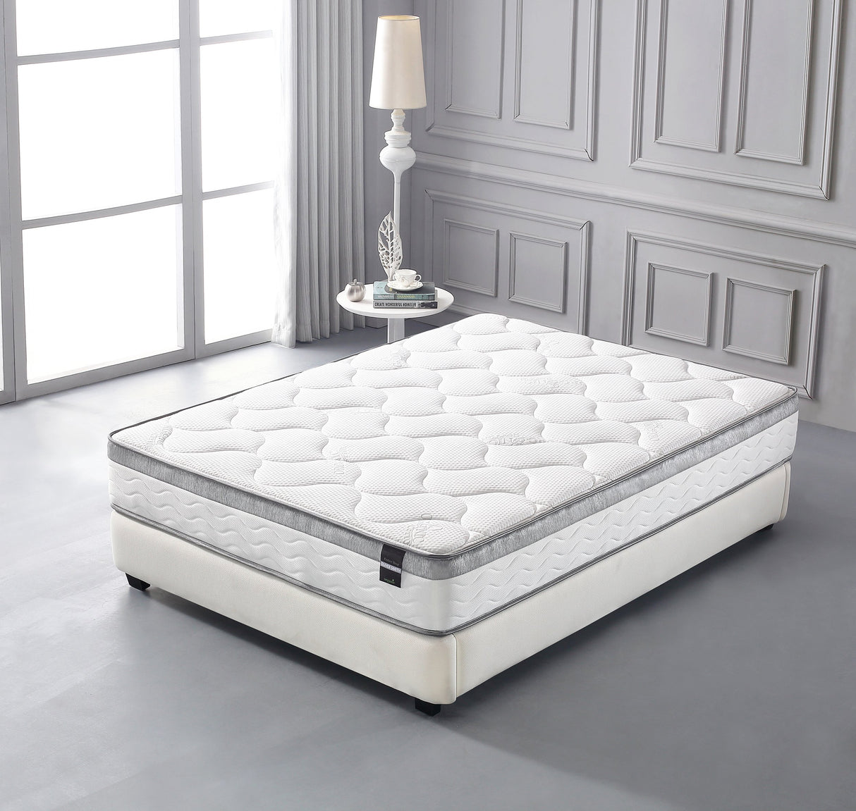 10 Inch Queen Size Mattress - Cool Memory Foam & Hybrid Pocketed Spring Mattress