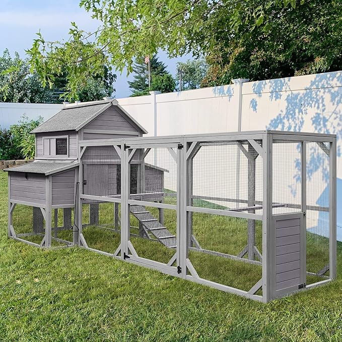 Chicken Coop for Outdoor, Large Chicken House Poultry Cage