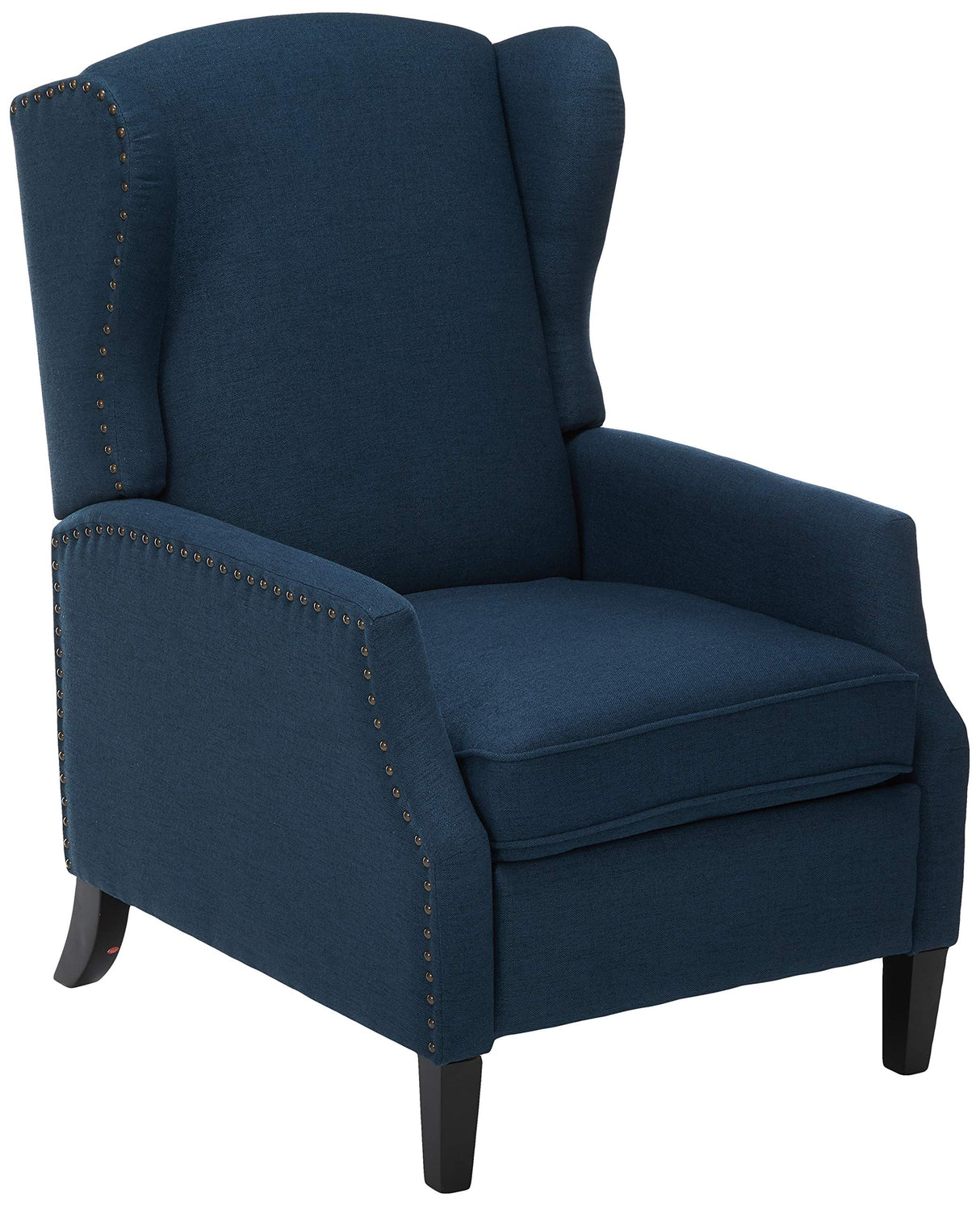Christopher Knight Home Wescott Traditional Fabric Recliner, Navy Blue