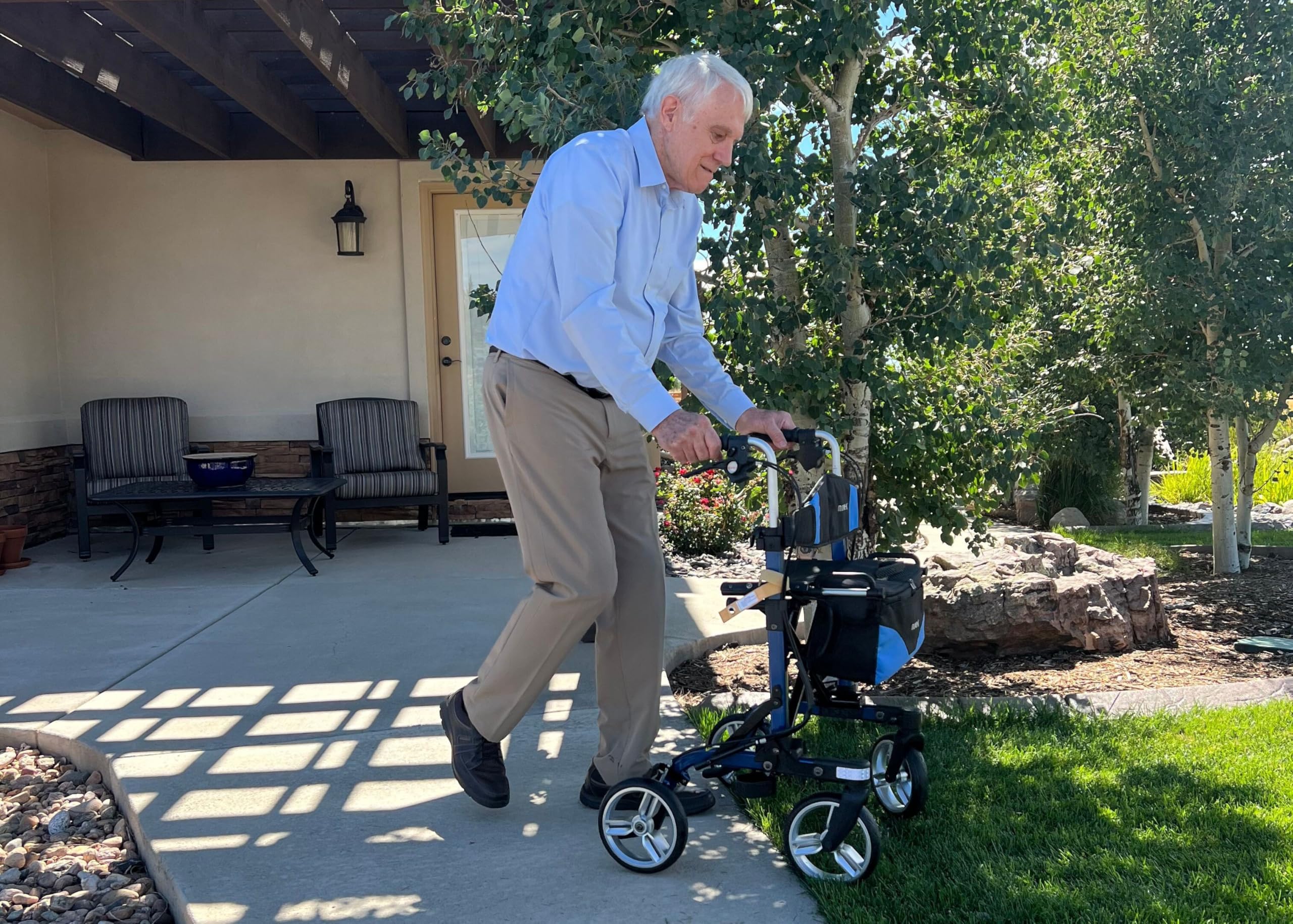 Fits Airplanes Overhead bin, All Terrain, Light-Weight Rollator Walker