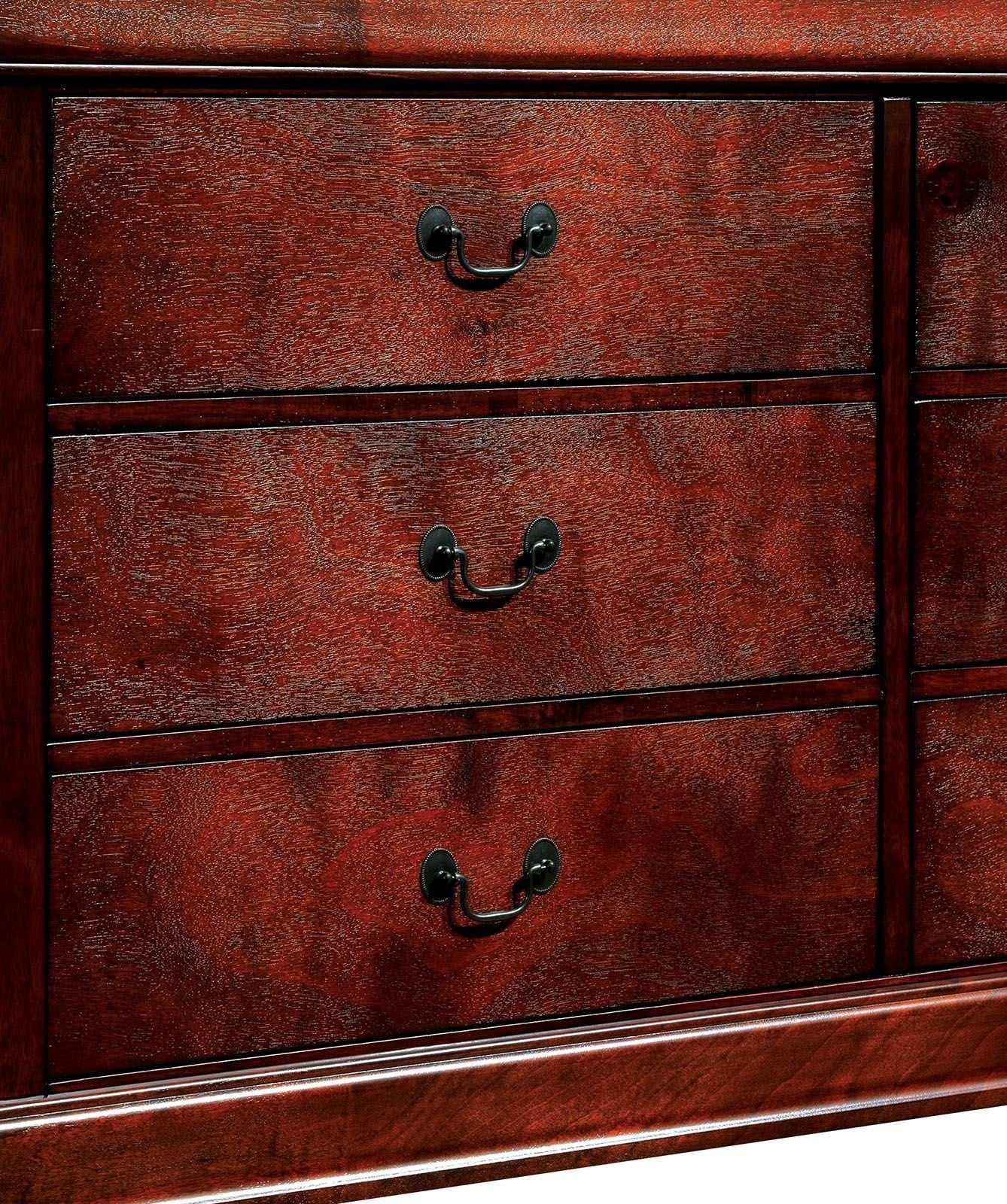 Mid Century Nightstand with Drawers, 2-Drawer Dresser Chest Bedside Table