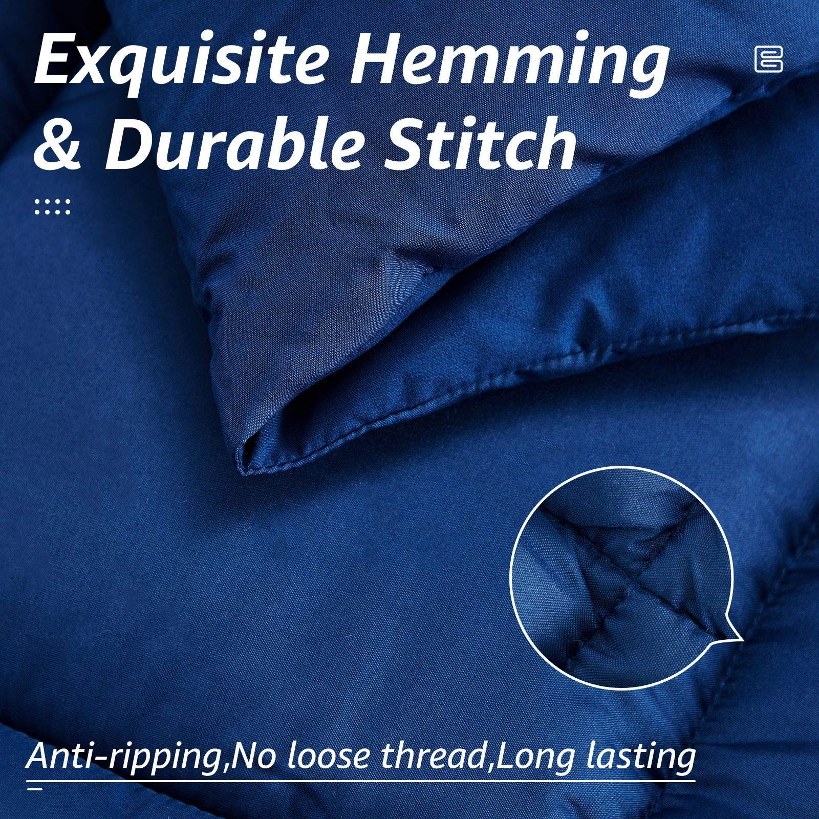 All-Season King Size Bed Comforter - Cooling Down Alternative Quilted Duvet Insert