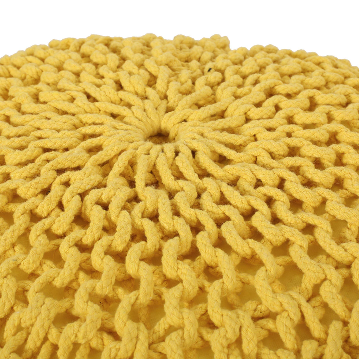 Home Pouf, Yellow