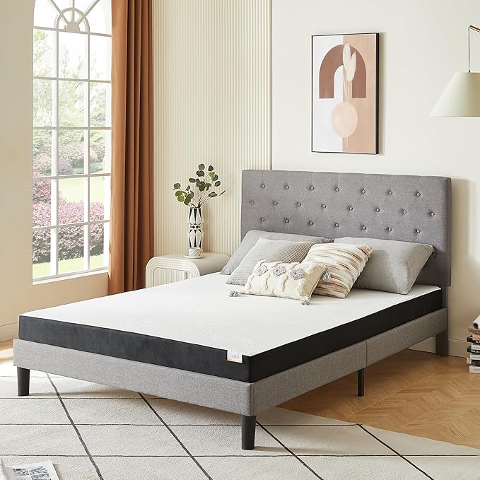 5 Inch Gel Memory Foam Twin Mattress Medium-Firm Twin Bed Mattress for Bunk Bed,