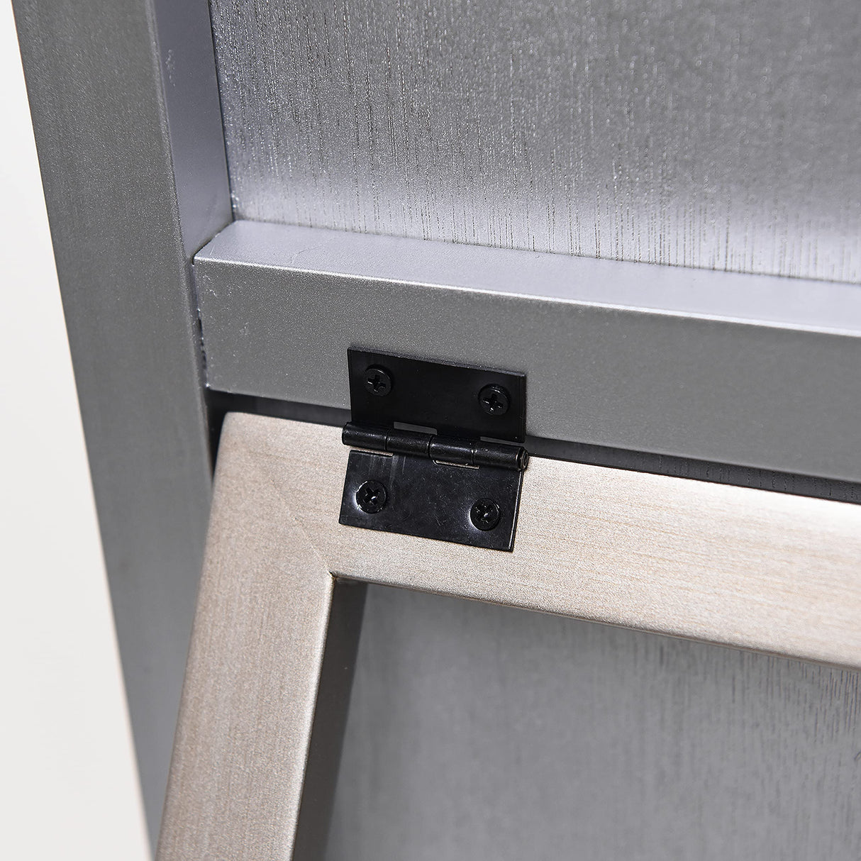 Empire Art Direct Traverse Modern Cheval, Floor Mirror Solid Wood Frame Covered with Beveled Clear MirrorPanel, 64" x 1.3" x 18"