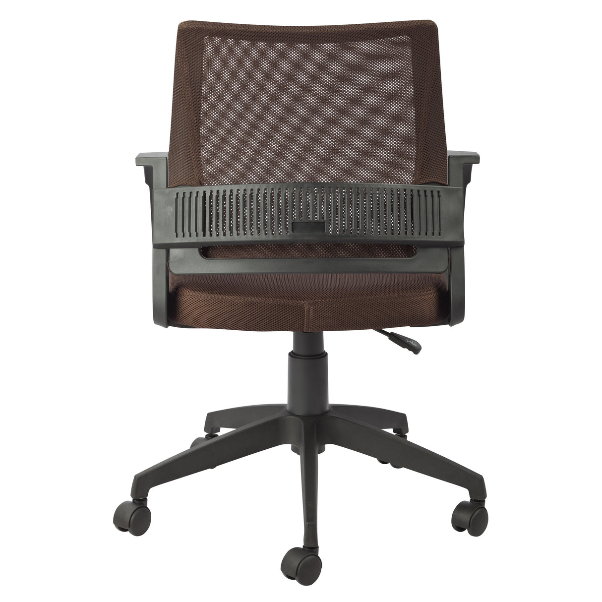 Height Mesh Back Office Desk Chair, Deep Brown, 24"
