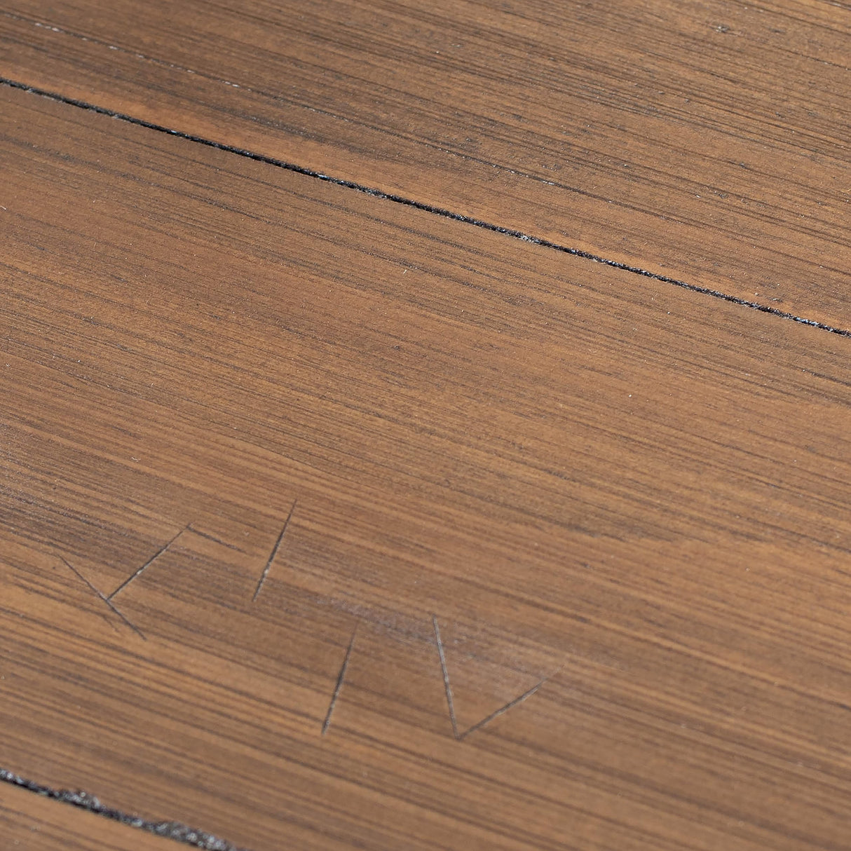 Arch Solid Wood Dining Set: Table with Extension Leaf, Six Chairs, Distressed White and Dark